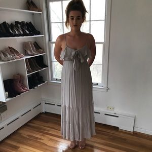 Grey, gauze, easy breezy maxi